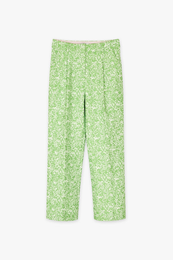 Carraig Donn Trinidad Ankle Trousers in Green