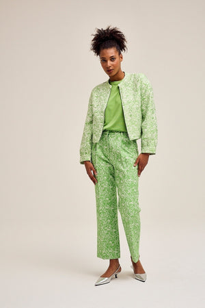 Carraig Donn Trinidad Ankle Trousers in Green