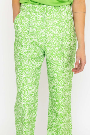 Carraig Donn Trinidad Ankle Trousers in Green