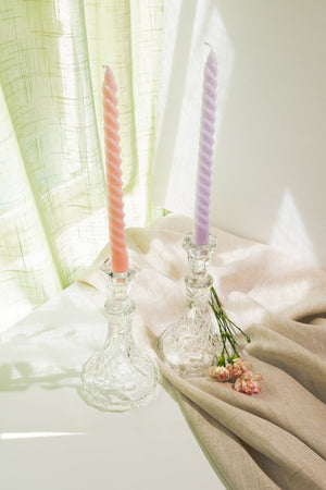 Carraig Donn Trinity Crystal Candlesticks Set