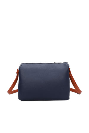 Carraig Donn Triple Compartment Crossbody in Orange