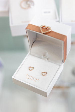 Carraig Donn Triple Heart Drop Earrings