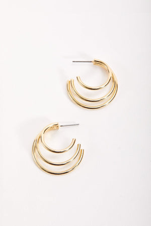 Carraig Donn Triple Hoop Earrings