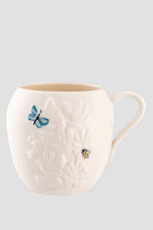 Carraig Donn Turquoise Ceramic Wild Rose Mug