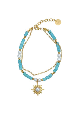 Carraig Donn Turquoise Layered Bracelet