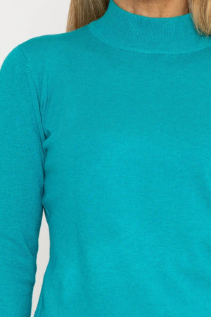 Carraig Donn Turtleneck Knit in Aqua