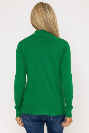 Carraig Donn Turtleneck Knit in Green