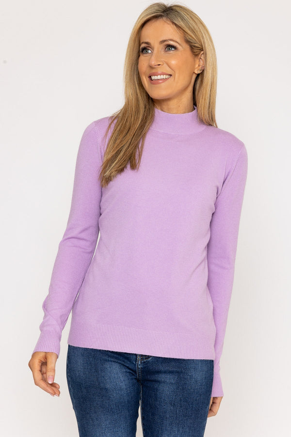 Carraig Donn Turtleneck Knit in Lilac