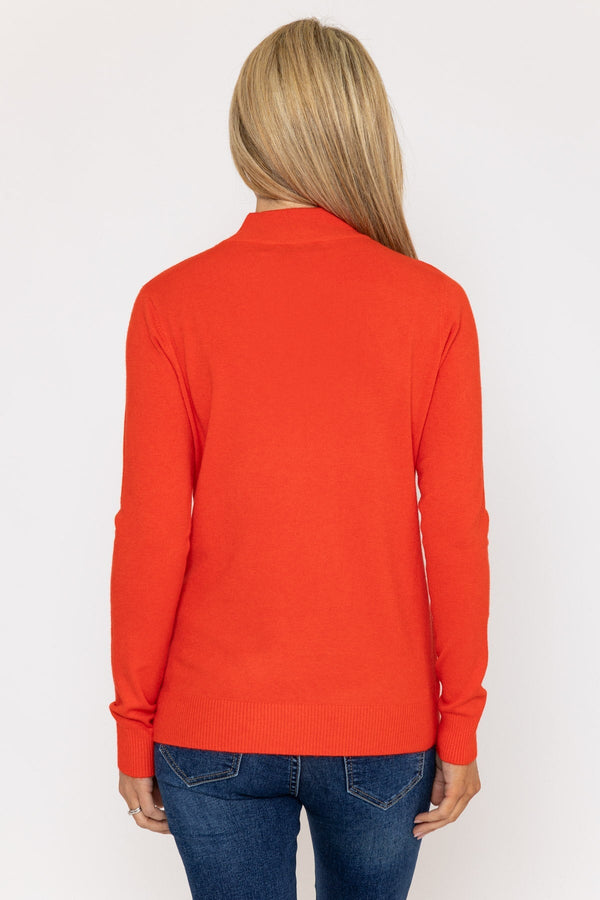 Carraig Donn Turtleneck Knit in Orange