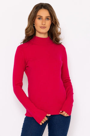 Carraig Donn Turtleneck Knit in Pink