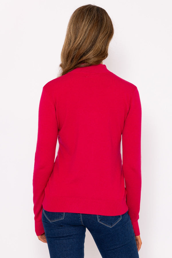 Carraig Donn Turtleneck Knit in Pink