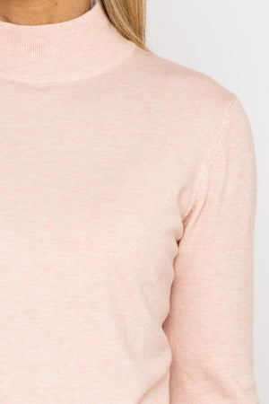 Carraig Donn Turtleneck Knit in Pink