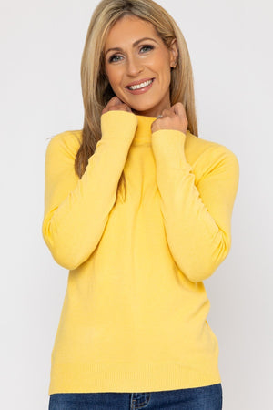 Carraig Donn Turtleneck Knit in Yellow