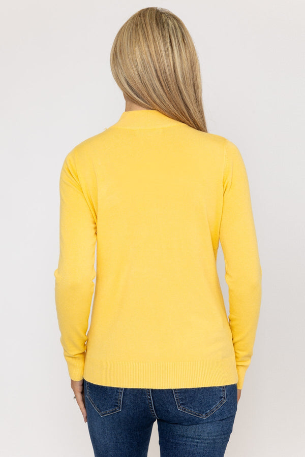 Carraig Donn Turtleneck Knit in Yellow