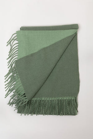 Carraig Donn Two Tone Soft Touch Scarf in Sage