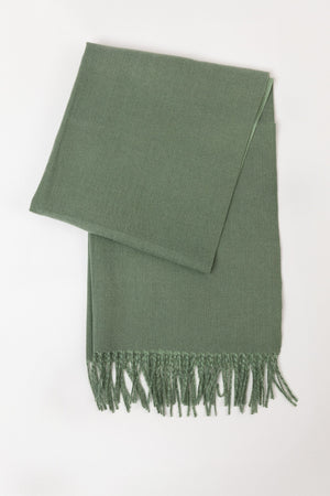 Carraig Donn Two Tone Soft Touch Scarf in Sage