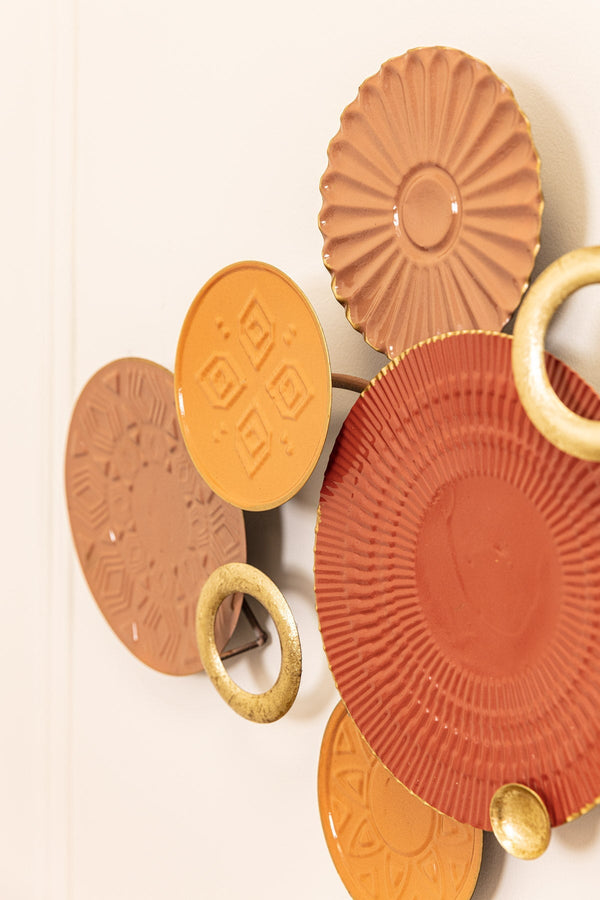 Carraig Donn Urban Orange Metal Wall Art
