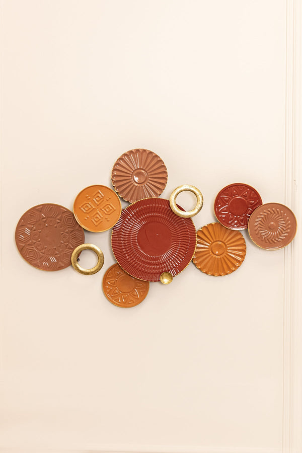 Carraig Donn Urban Orange Metal Wall Art