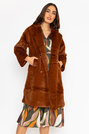 Carraig Donn Vivienne Jacket in Brown