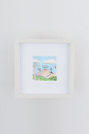 Carraig Donn Where Will You Fly Small Framed Art Print