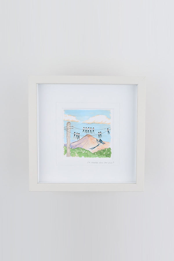 Carraig Donn Where Will You Fly Small Framed Art Print