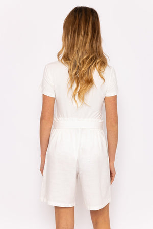Carraig Donn White High Waist Shorts