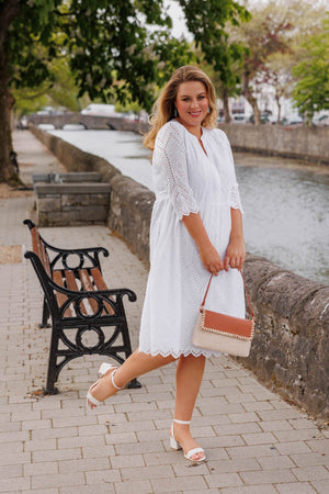 Carraig Donn White Lace Dress