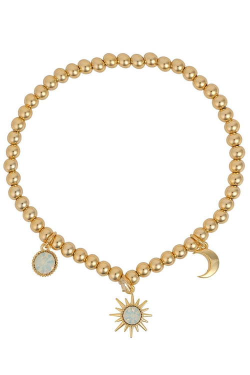 White Opal Crystal Sunshine Bracelet