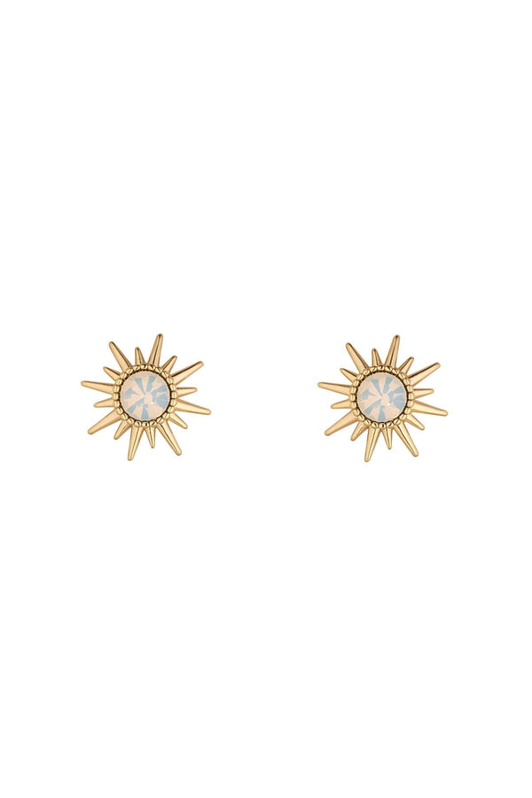 Carraig Donn White Opal Crystal Sunshine Earrings