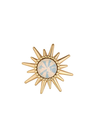 Carraig Donn White Opal Crystal Sunshine Earrings
