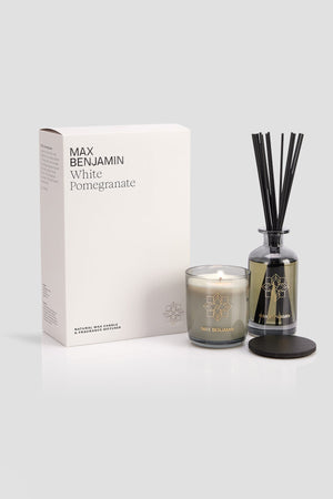 Carraig Donn White Pomegranate Candle & Diffuser Gift Set