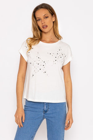 Carraig Donn White Star T-Shirt