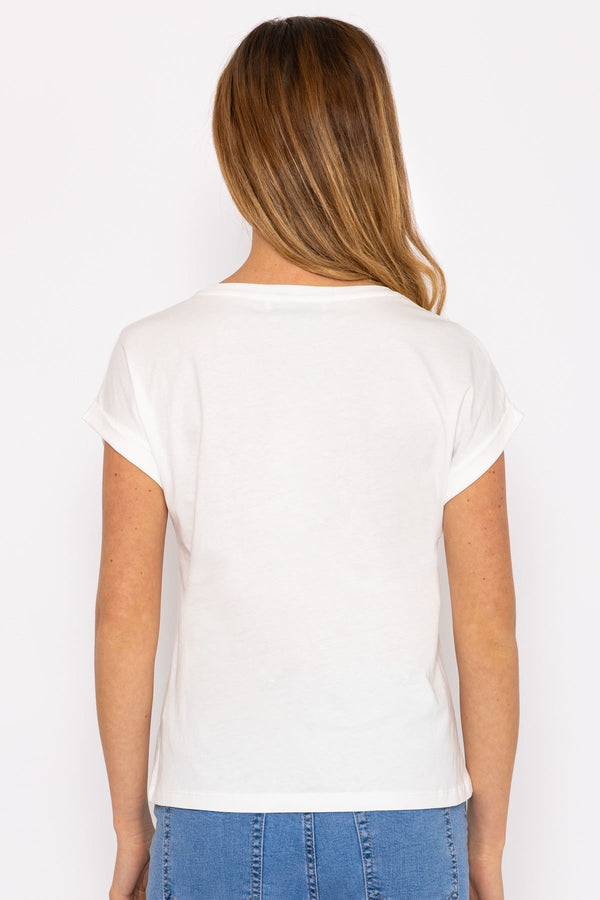 Carraig Donn White Star T-Shirt
