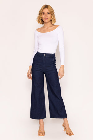 Carraig Donn Wide Leg Jeans in Denim
