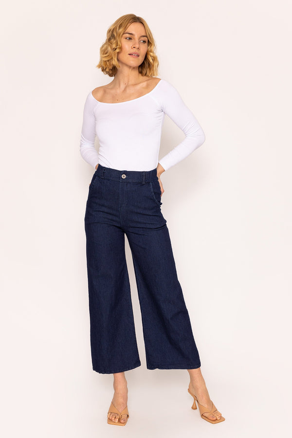 Carraig Donn Wide Leg Jeans in Denim