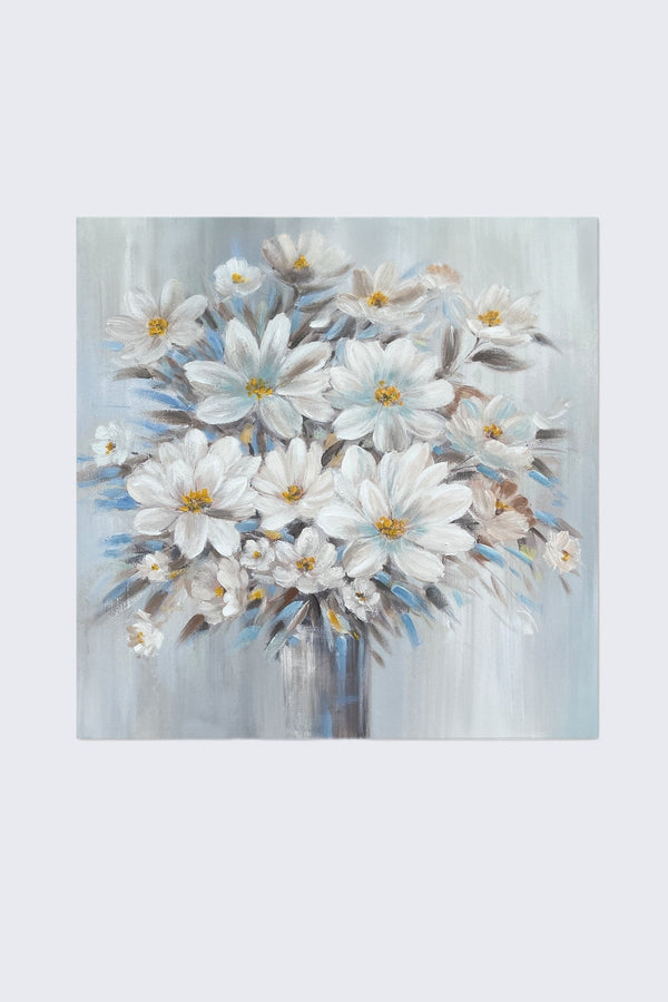 Carraig Donn Wild Aster White Posy Wall Art