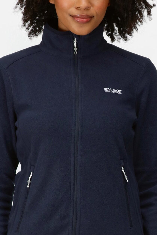 Carraig Donn Women's Floreo IV Full Zip Fleece in Navy
