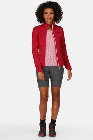 Carraig Donn Women's Newhill Full Zip Fleece in Pink Potion