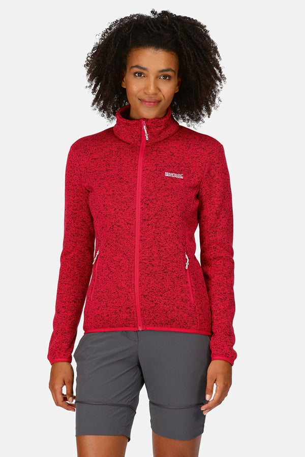 Carraig Donn Women's Newhill Full Zip Fleece in Pink Potion