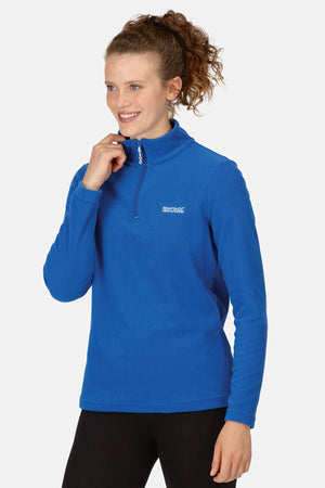 Carraig Donn Women's Sweethart Lightweight Half-Zip Fleece in Olympian Blue