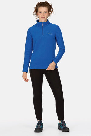 Carraig Donn Women's Sweethart Lightweight Half-Zip Fleece in Olympian Blue