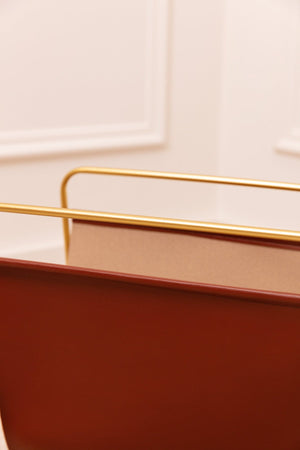Carraig Donn Wood & Gold Magazine Rack