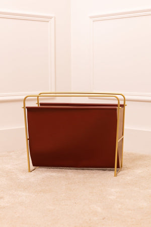Carraig Donn Wood & Gold Magazine Rack
