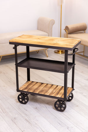 Carraig Donn Wooden Bar Cart