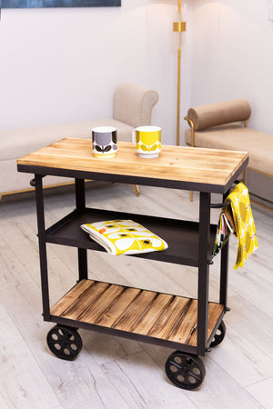 Carraig Donn Wooden Bar Cart