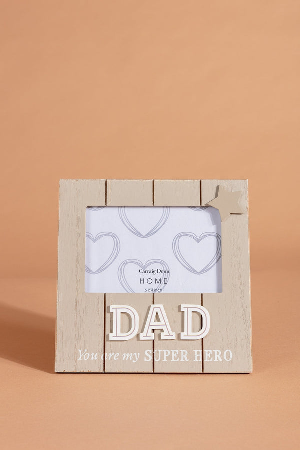Carraig Donn Wooden Dad Photo Frame