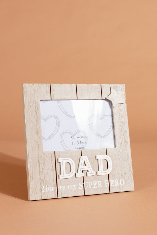 Carraig Donn Wooden Dad Photo Frame