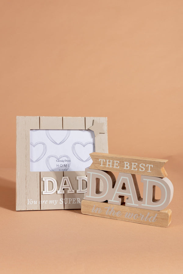 Carraig Donn Wooden Dad Photo Frame