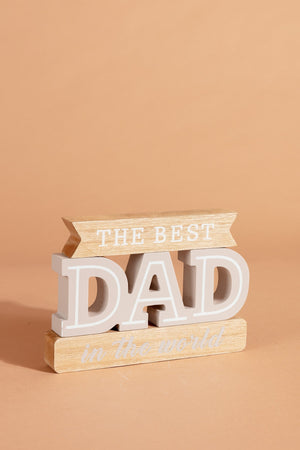 Carraig Donn Wooden Dad Plaque