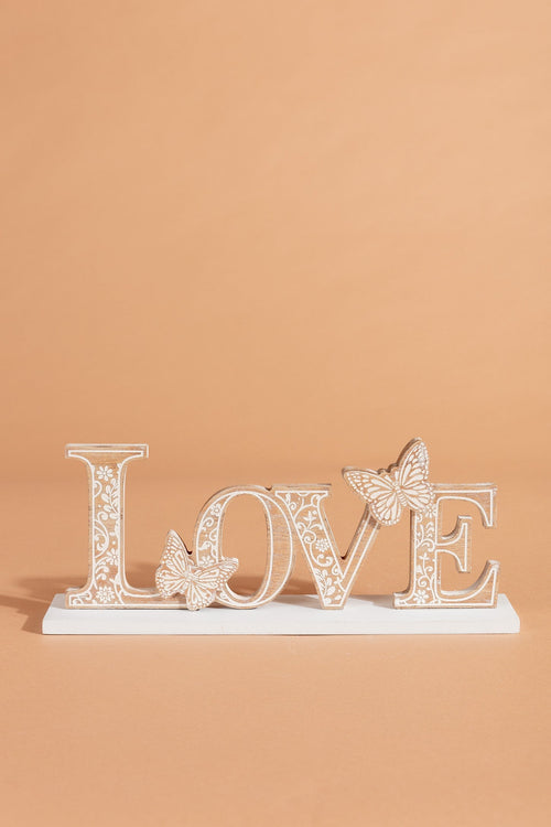 Wooden Love Plaque